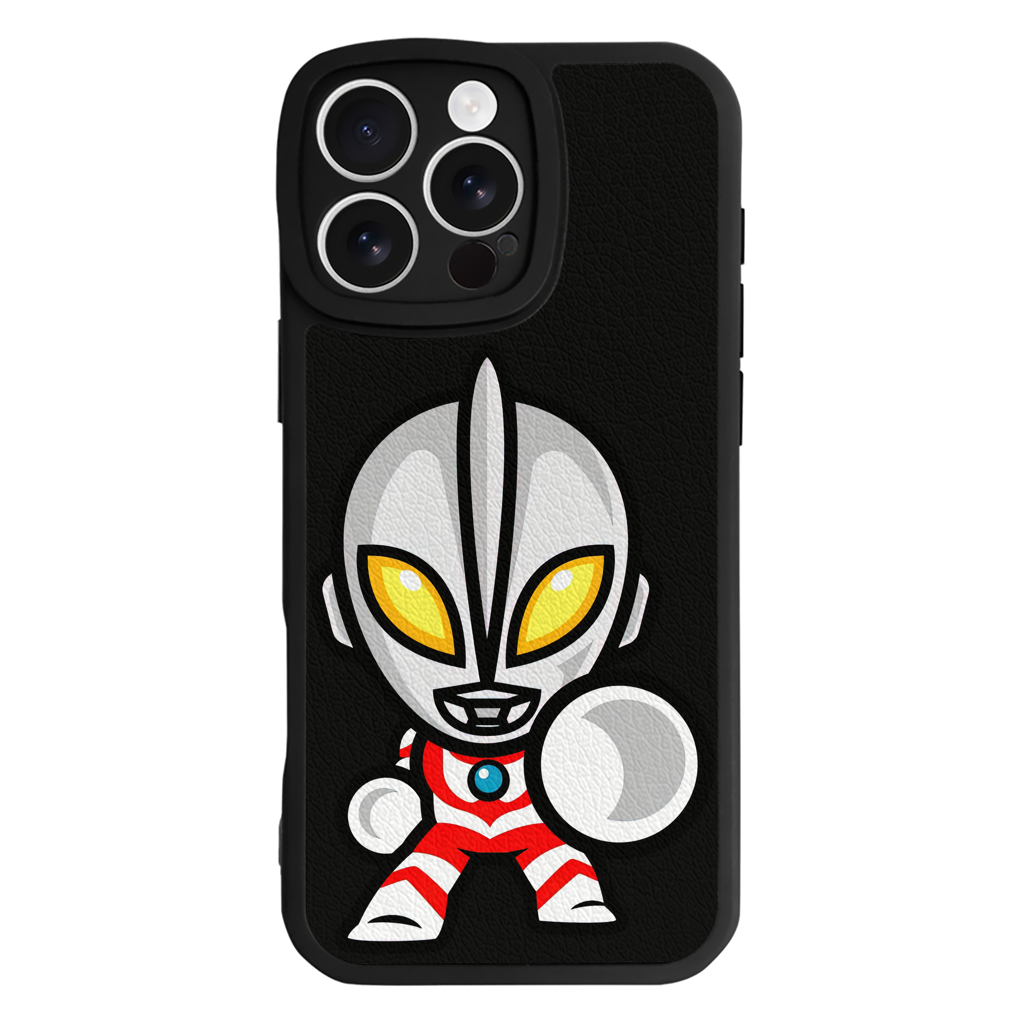 （画像用） ウルトラマン Ultraman 【iPhone 16シリーズ対応】シリコンスマホケース（レザー調） 材質：シリコン